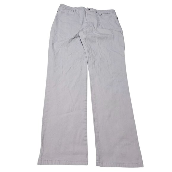 Gloria Vanderbilt Amanda 2.0 Slim Leg Jeans Womens Size 14 High Rise Lilac Denim - Picture 2 of 6